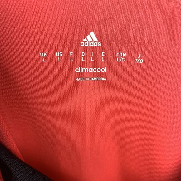 Adidas Soccer Referee 16 Jersey Pink Solar Red Size L Climacool 2016 Futbol Ref - Picture 10 of 12